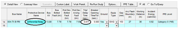 arcflashspreadsheetdiff